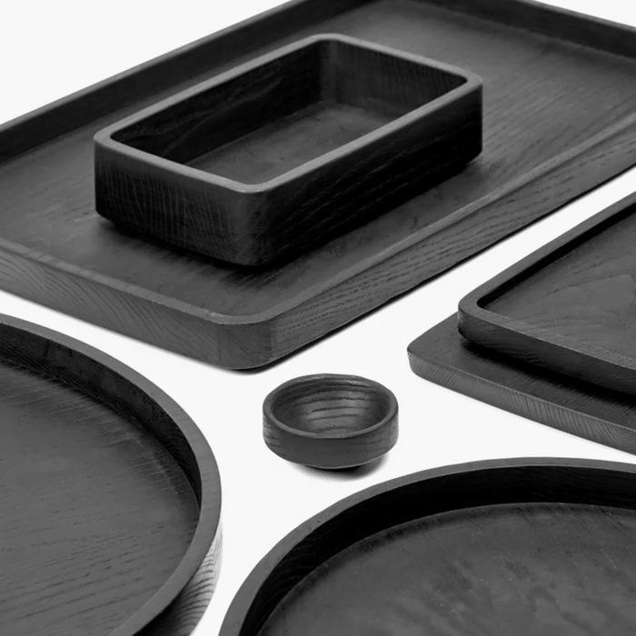 Tray Rectangular Wood Passe-Partout