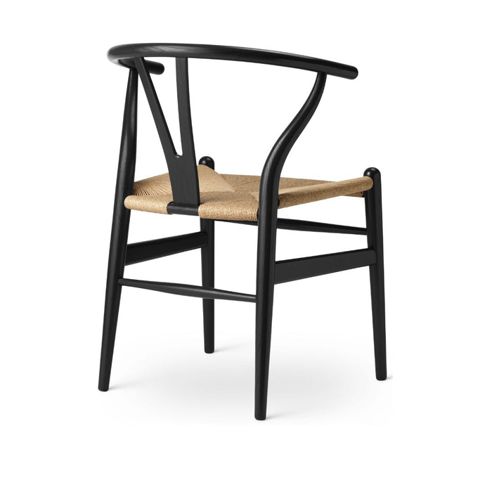 CH24 Wishbone Chair Oak - Black
