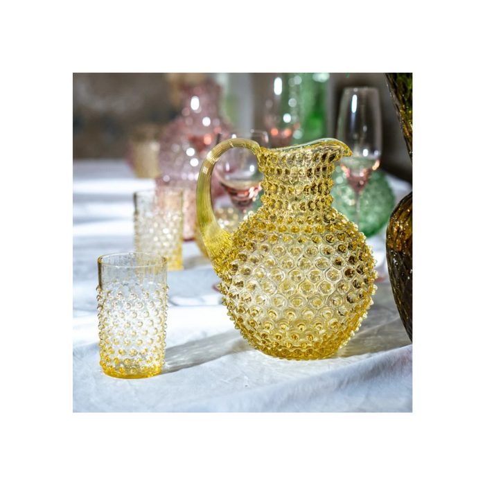 Citrine Hobnail Jug