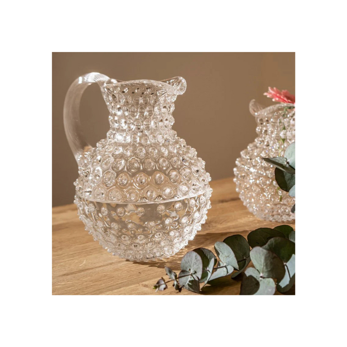Crystal Hobnail Jug