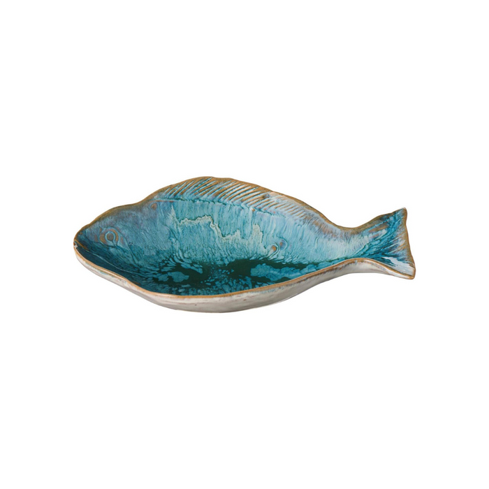 Bowl Ocean Blue Medium Fish