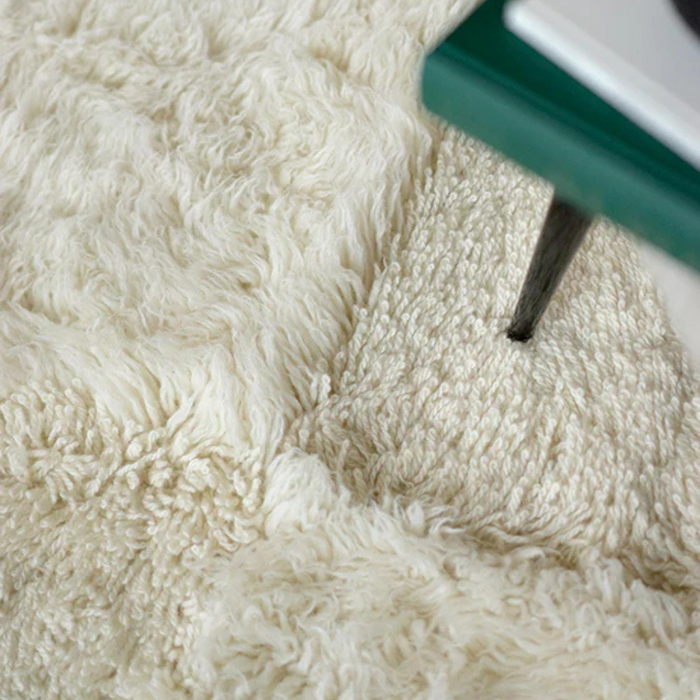 Shaggy Rug - Checked