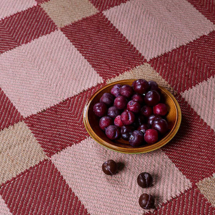 Evelina Kroon Jute Rug - Plum Punch