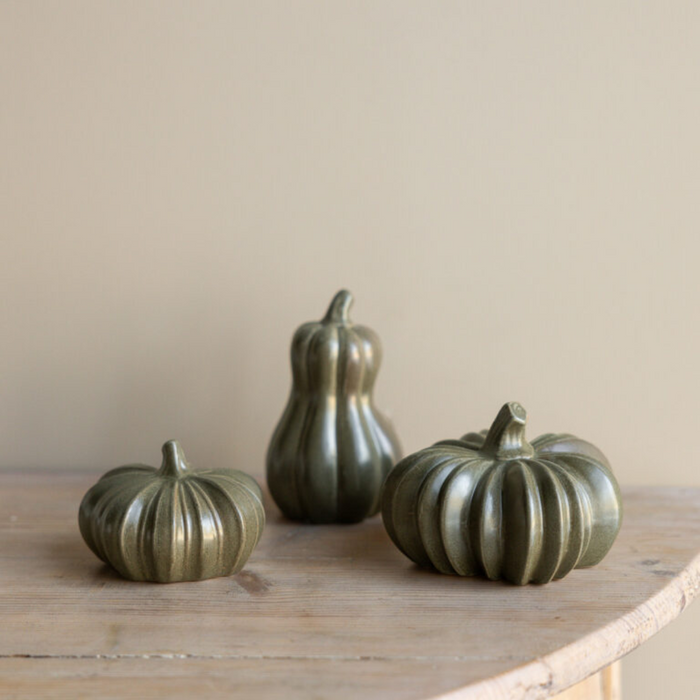 Green Pumpkin Decoration