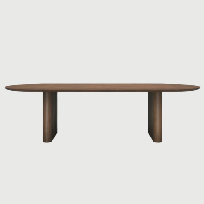 Plush Oval Dining Table