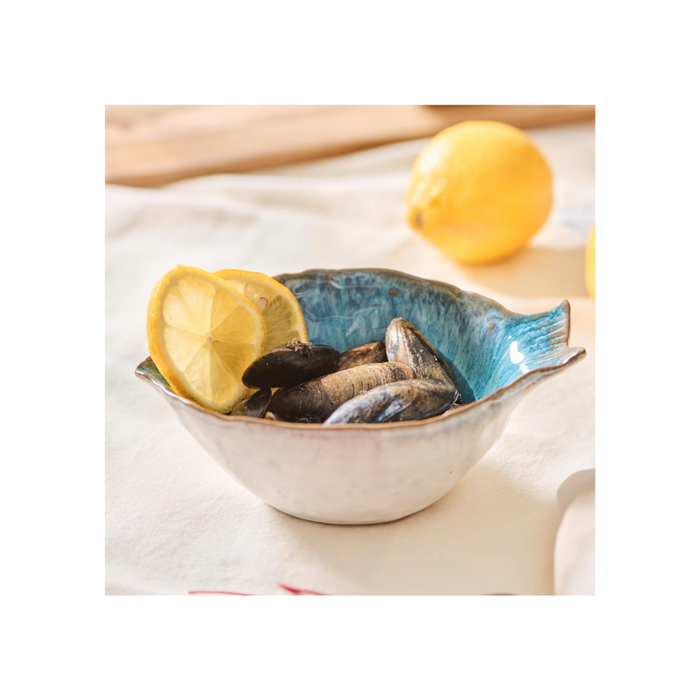 Bowl Ocean Blue Medium Fish