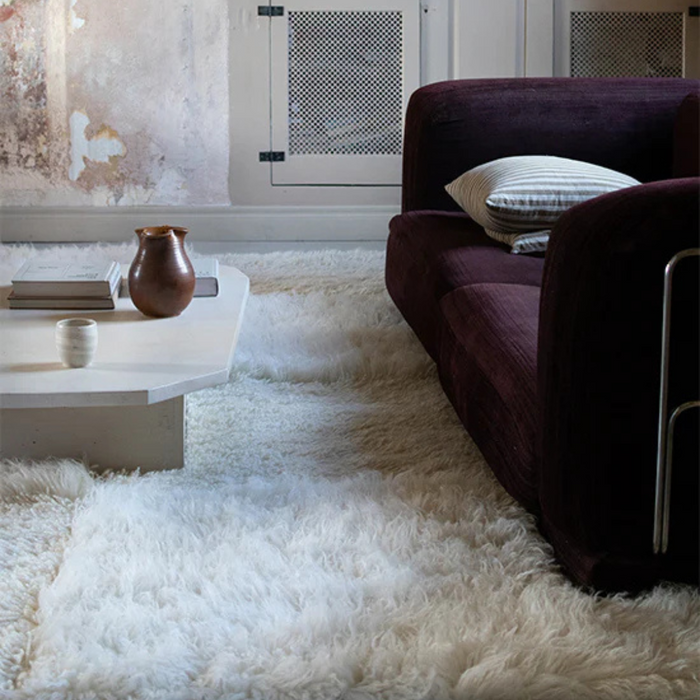 Shaggy Rug - Checked