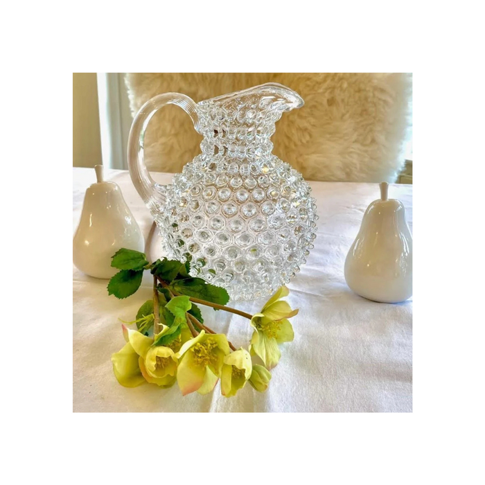 Crystal Hobnail Jug