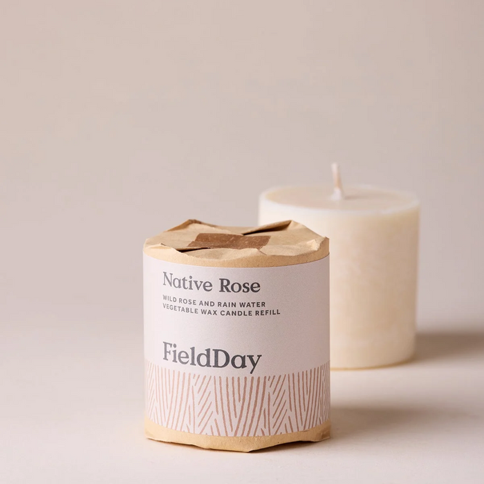 Classic Stoneware Candle — Native Rose