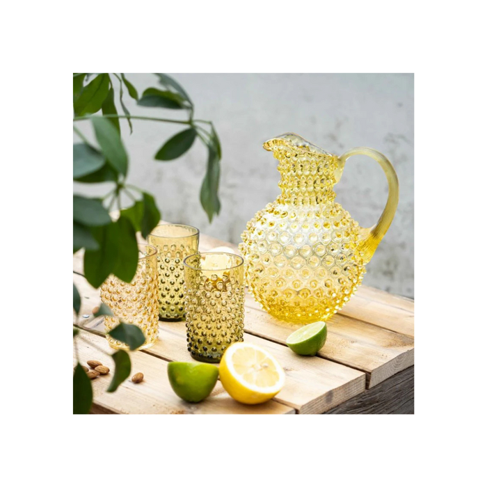 Citrine Hobnail Jug