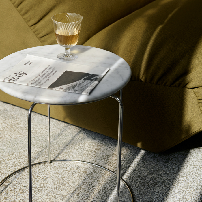 Wire Stool VP11 with Marble Top