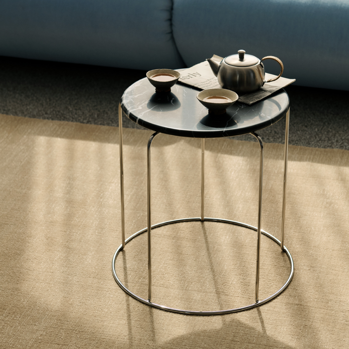 Wire Stool VP11 with Marble Top