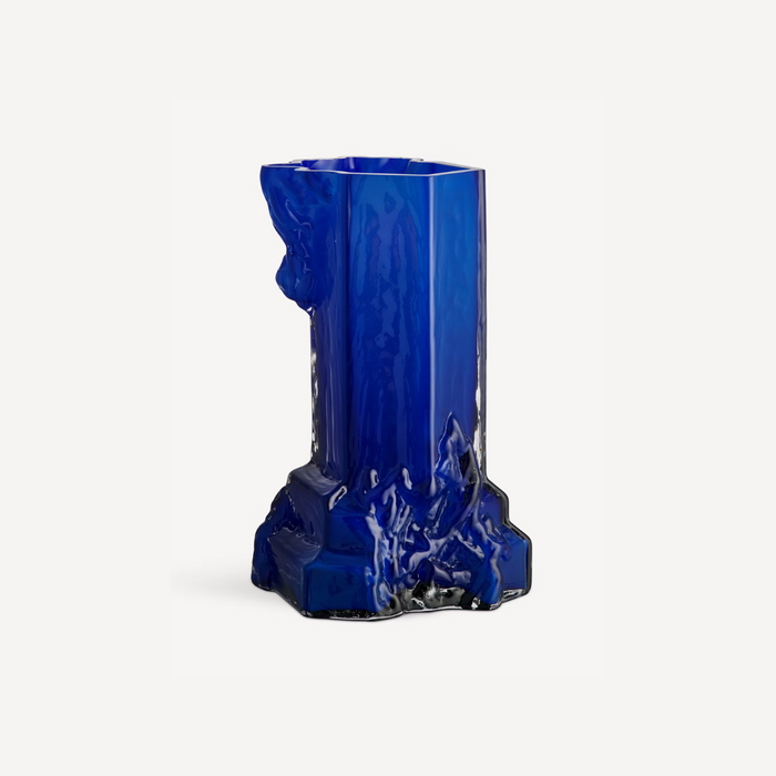 Rocky Baroque Deep Blue Vase