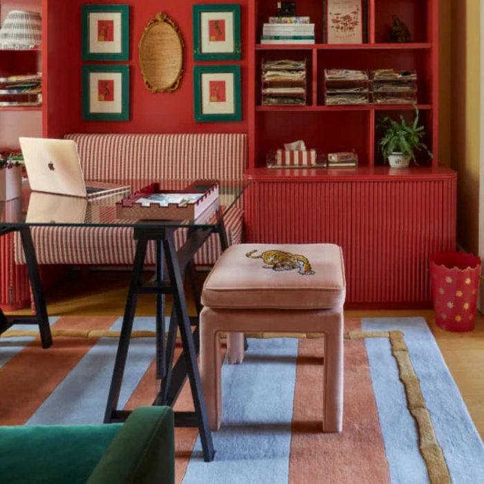 Alice Crawley Bamboo Stripe Rug