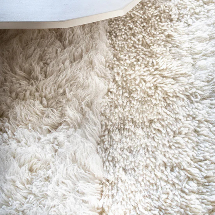 Shaggy Rug - Checked