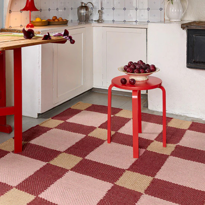 Evelina Kroon Jute Rug - Plum Punch