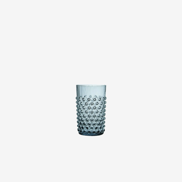 Misty Blue Hobnail Tumbler