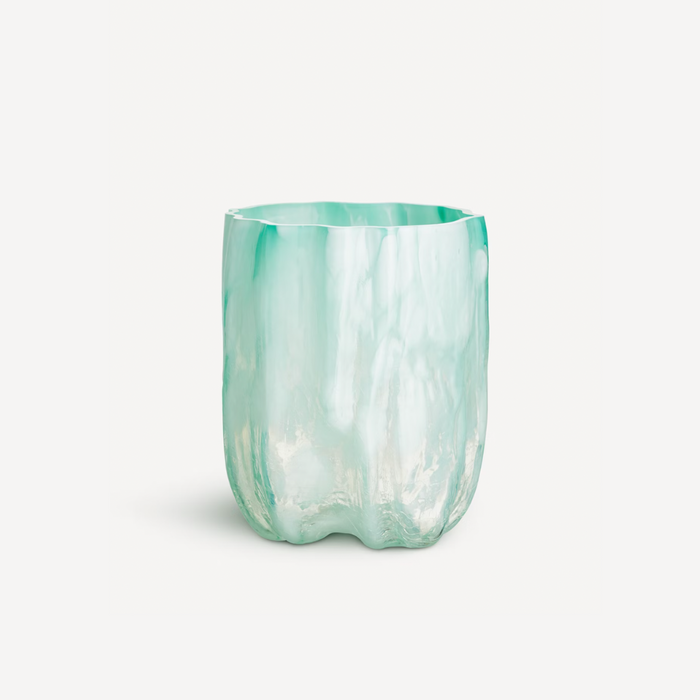 Crackle Vase 270 Jade Green