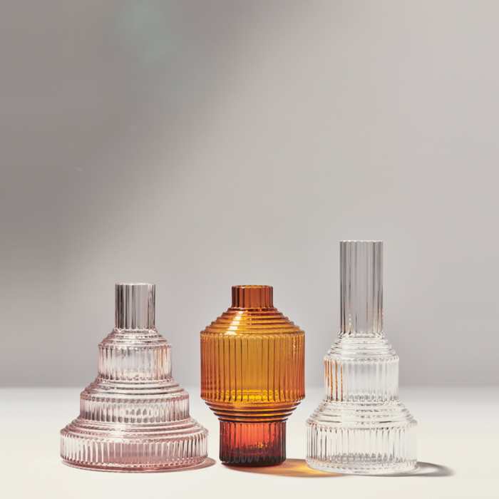 Pavilion Vase Amber 134