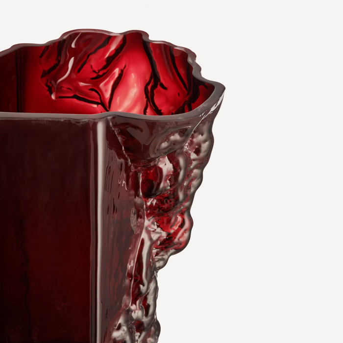 Rocky Baroque Oxblood Vase
