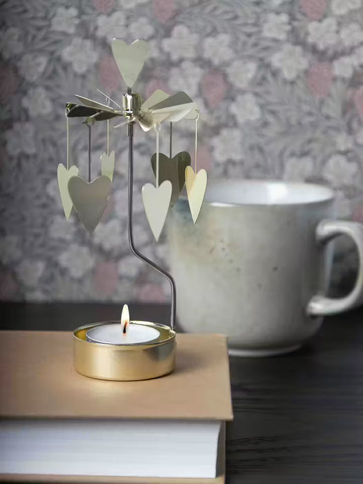 Tealight Spinner Heart