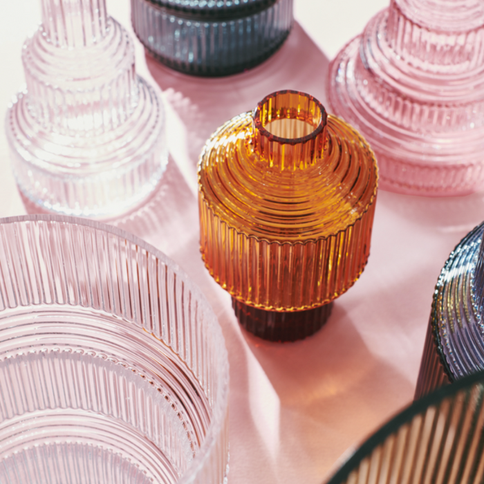 Pavilion Vase Amber 134