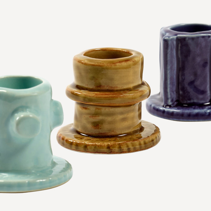 Glazed Molly Candleholder