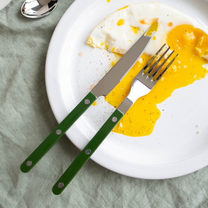 Bistrot Solid Cutlery — Green
