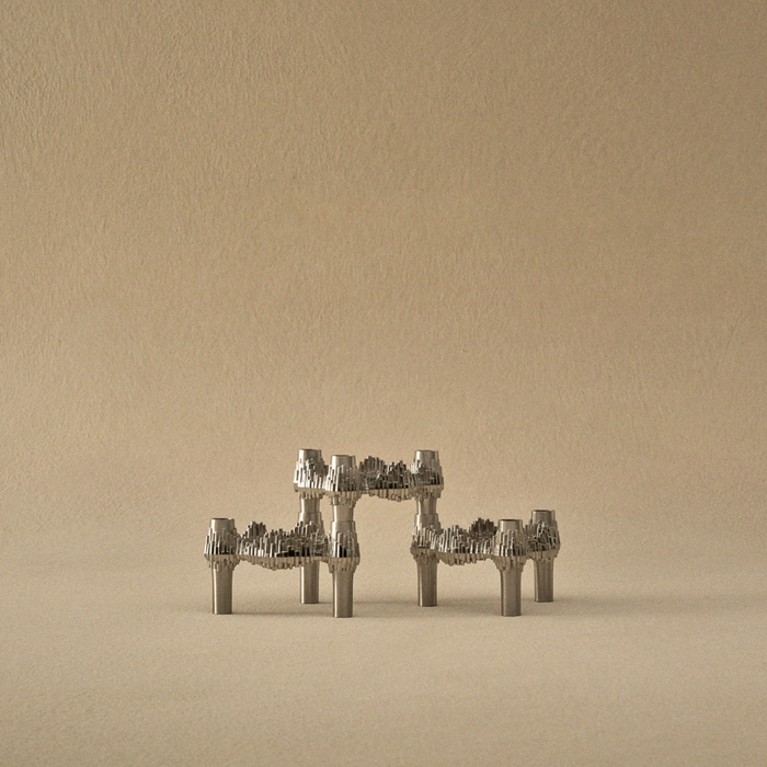 Quist Chrome Candle Holder