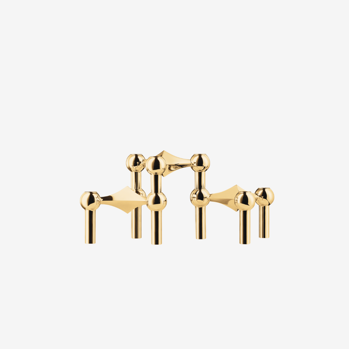 Stoff Nagel Brass Candle Holder