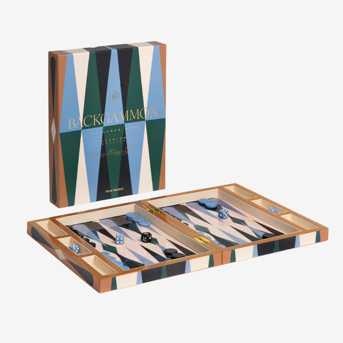 Lacquered Backgammon