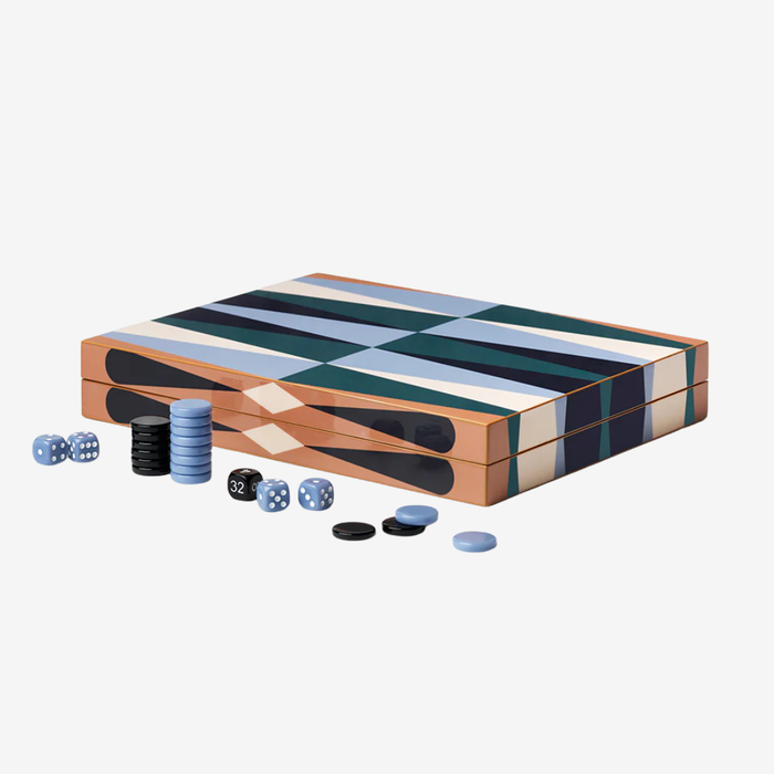 Lacquered Backgammon