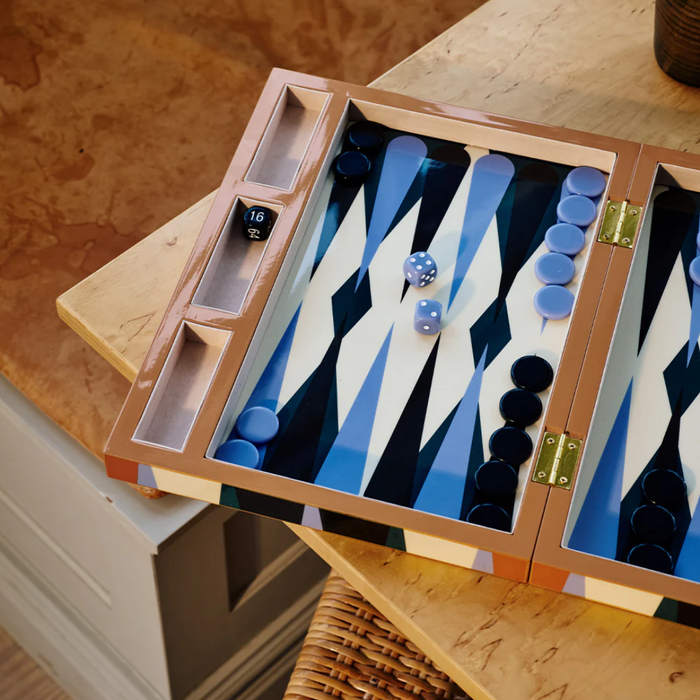 Lacquered Backgammon