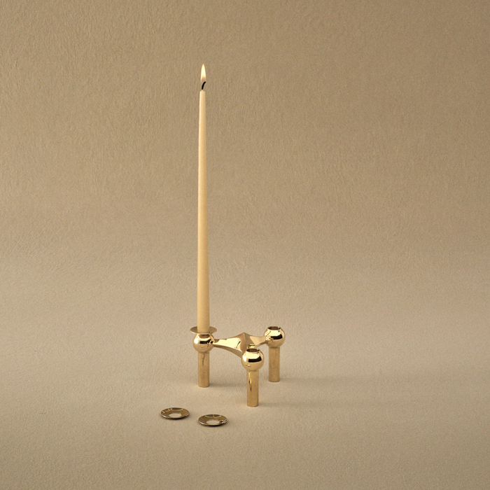 Stoff Nagel Candle Holder Cuff