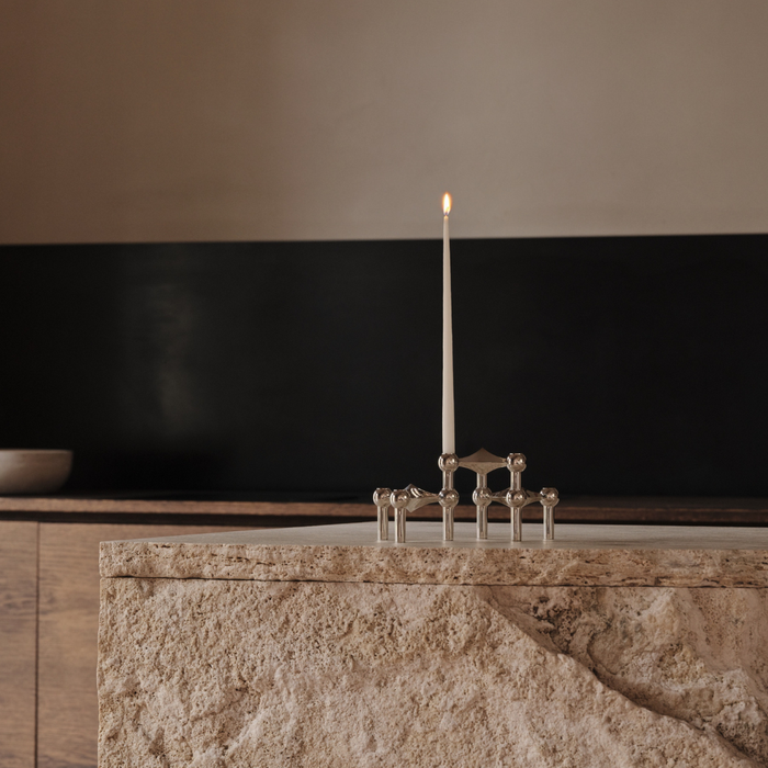 Stoff Nagel Chrome Candle Holder