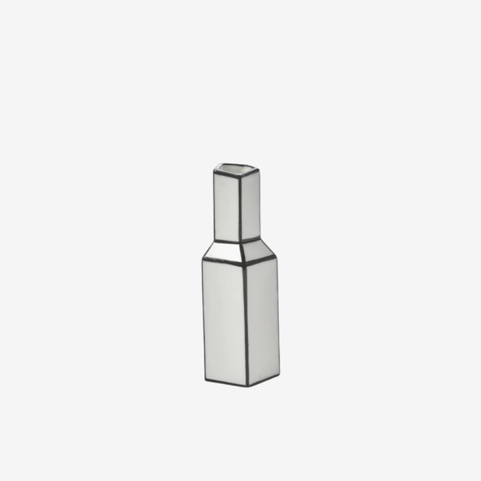 Carte Blanche White/Black Vase