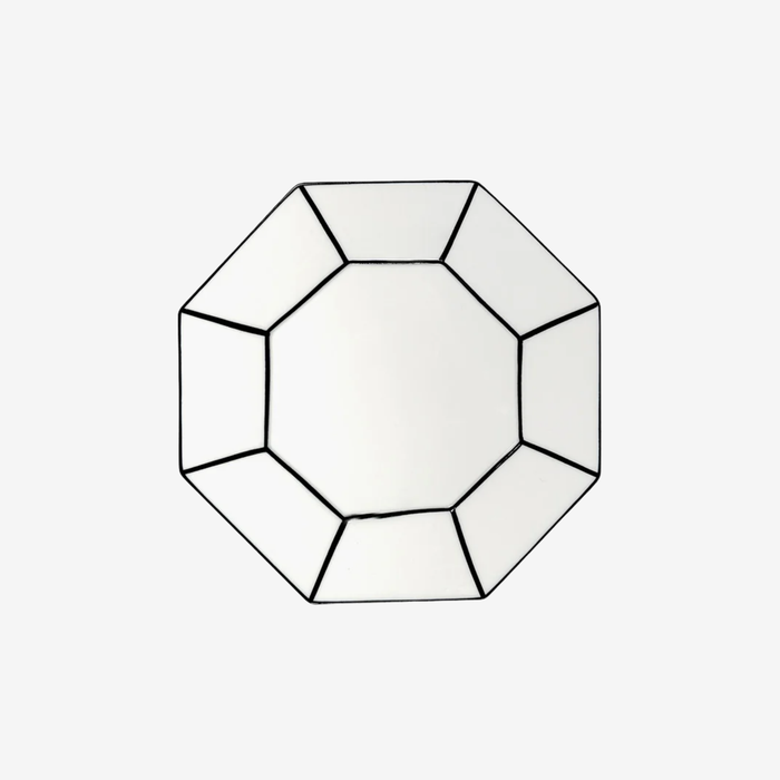 Breakfast Plate Carte Blanche - Set of 2