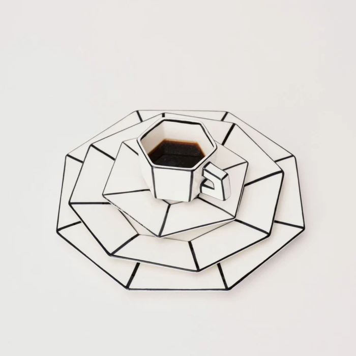 Espresso Cup & Saucer Carte Blanche Set