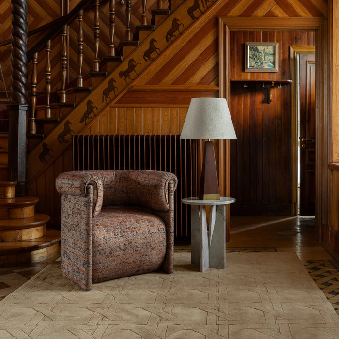 V Side Table Marble Ex-Display