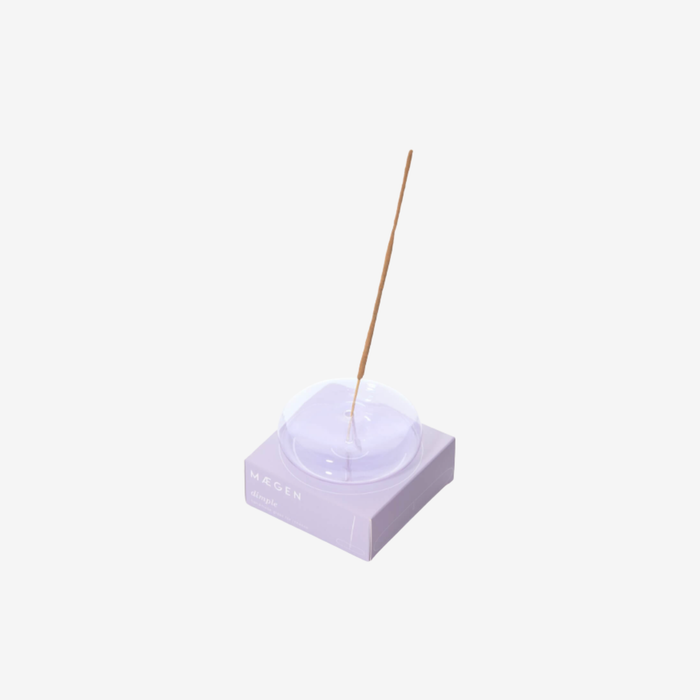 Dimple Glass Incense Holder