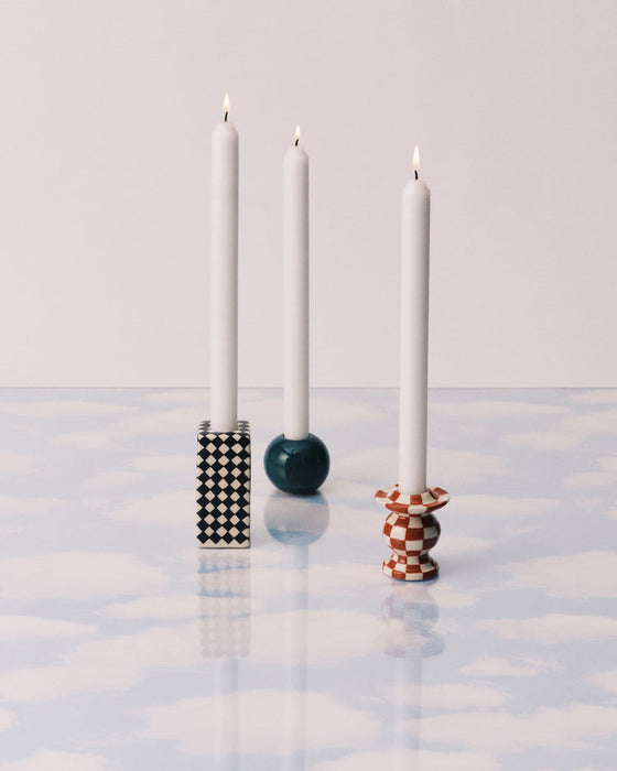 Chessboard Les Objets Mouleversants Candleholder Set of 3