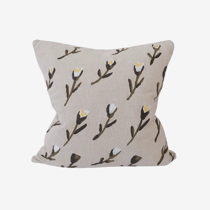 Meadow Embroidered Cushion