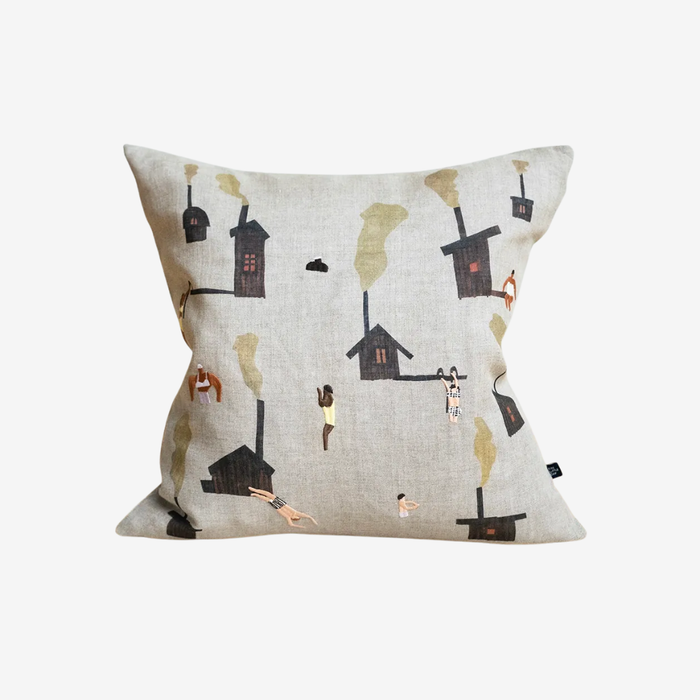 Sauna Embroidered Cushion