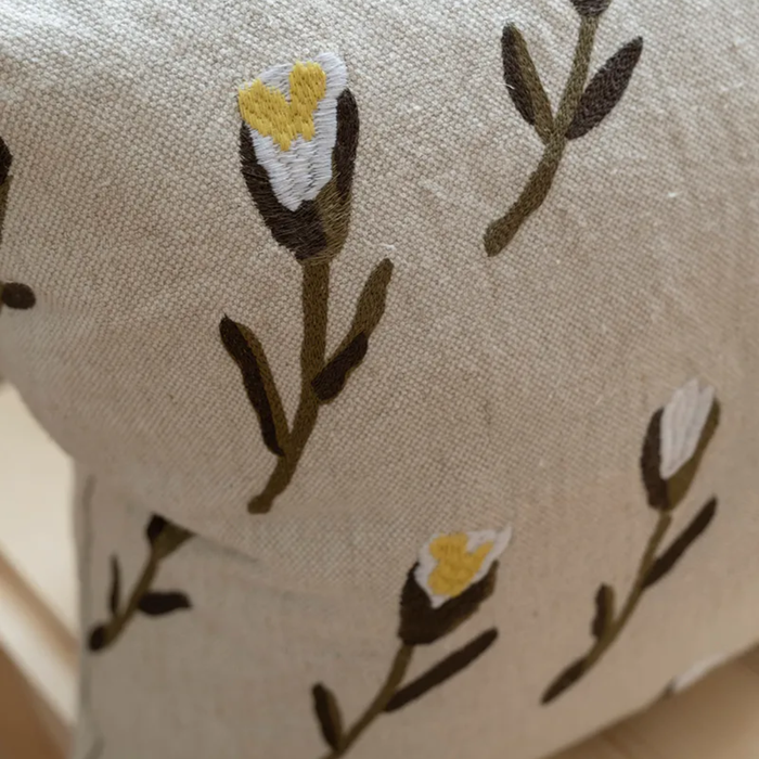 Meadow Embroidered Cushion