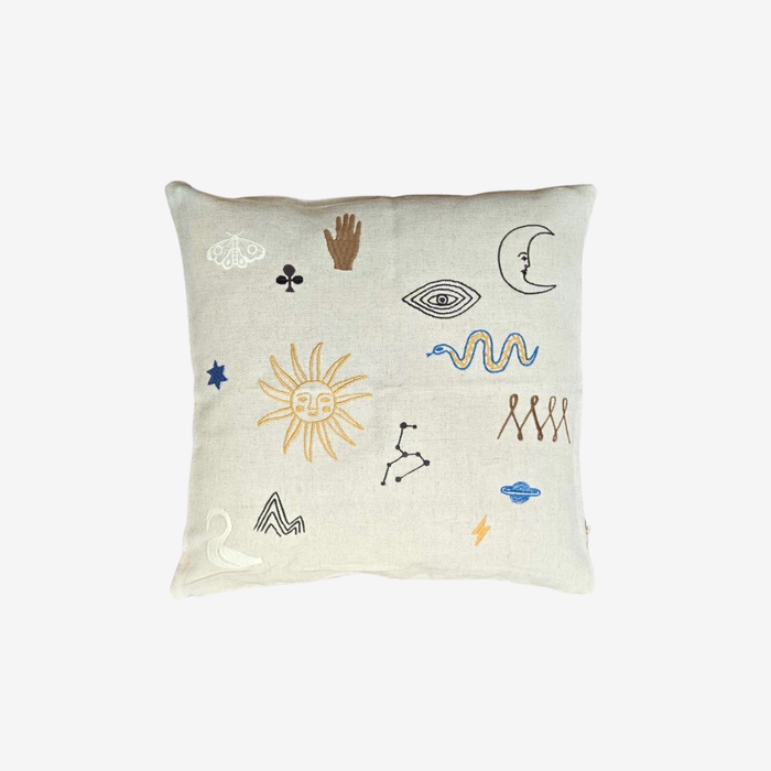 Symbol Embroidered Cushion