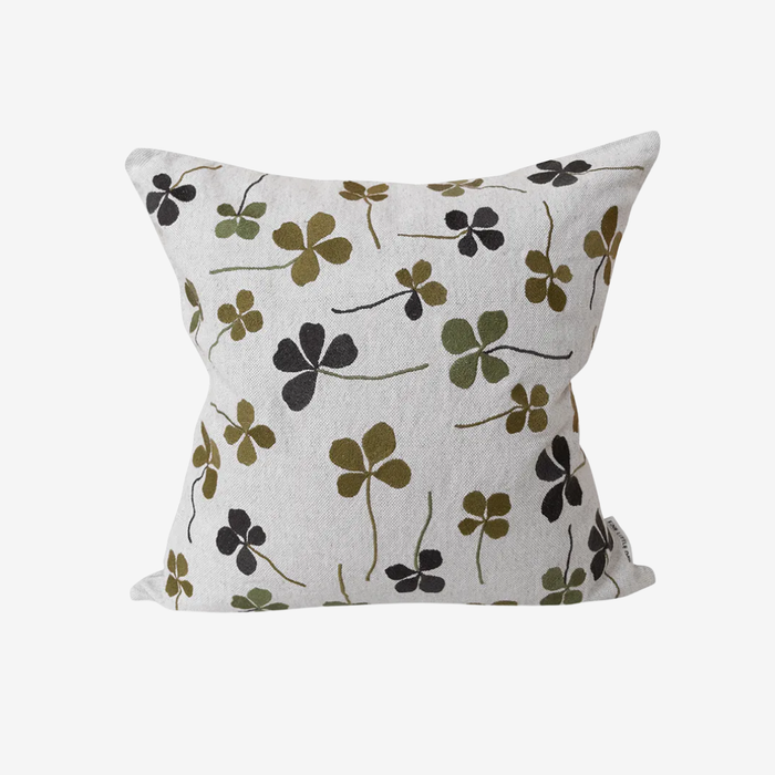 Clover Embroidered Cushion