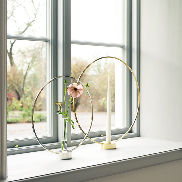 Gloria Candlestick - Nickel