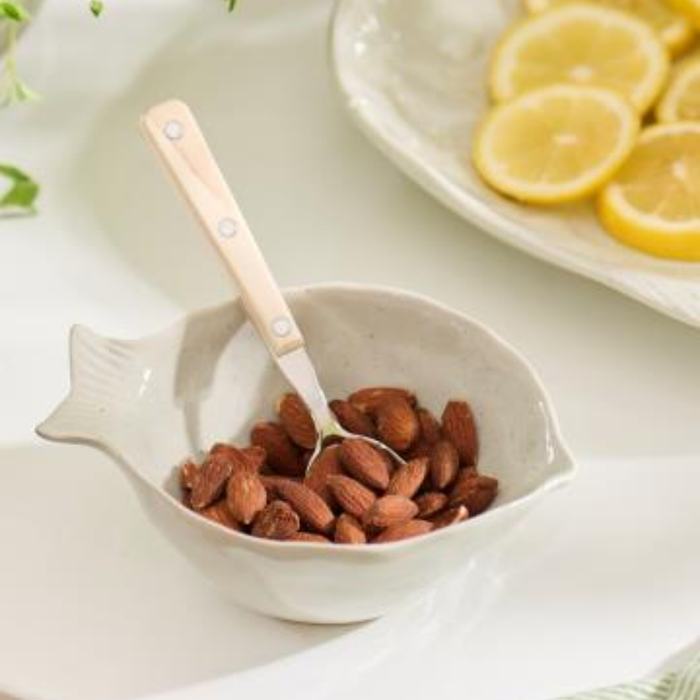 Bowl Ocean White Fish-Shaped