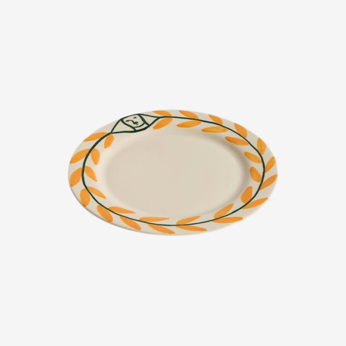 La Pittura Plate Ø24 - Golden Leaf