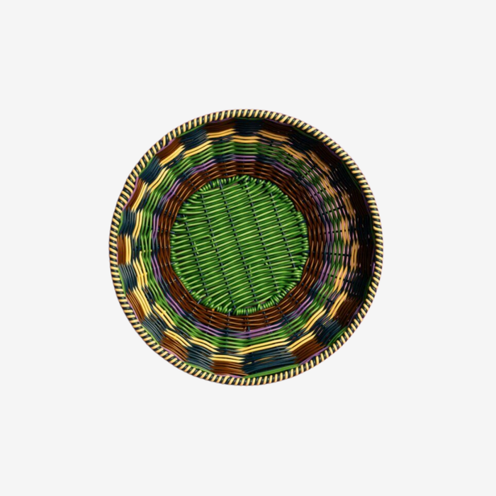 Woven Bowl Brown/Green